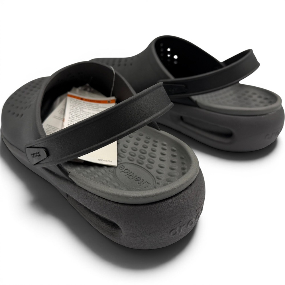 Crocs InMotion Clog LiteRide Mens 8 Womens 10 Black 209964-001 **NEW** - Picture 5 of 10